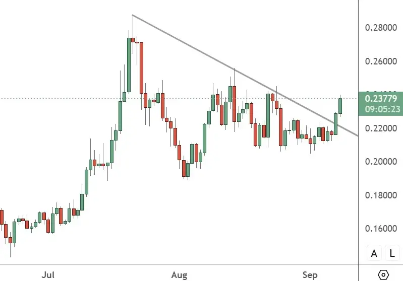 DOGEUSD – Daily Chart